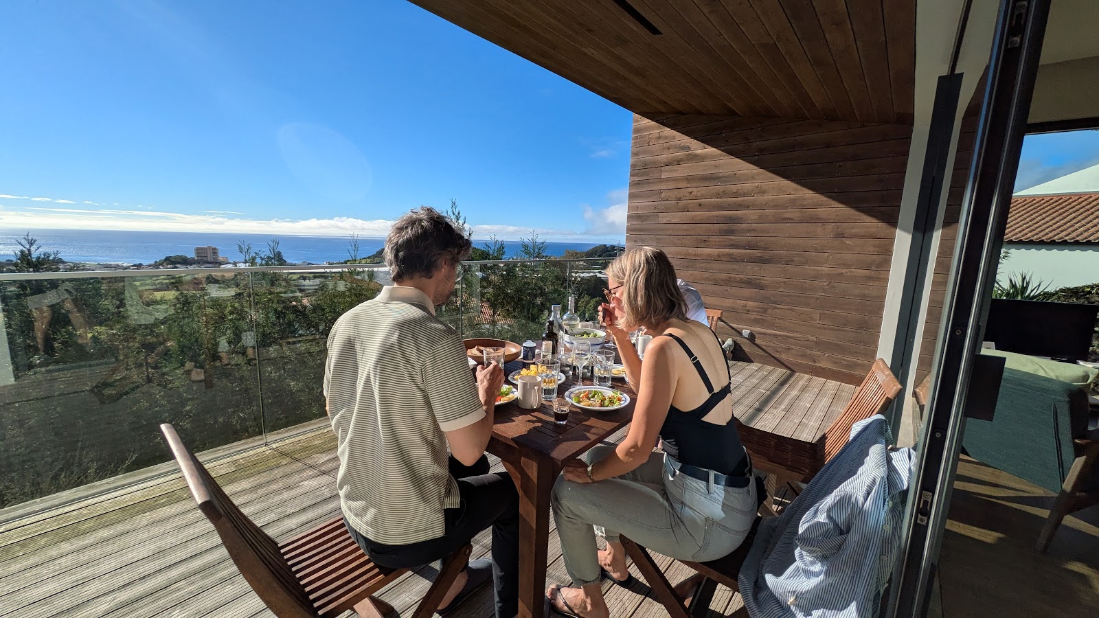 Quinta das Camélias terrace overlooking the Atlantic